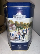 RARE Ahmad Tea Of London Exclusive Quality Tea Collectors Tin London circa 2003