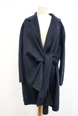 Mango Damen Wintermantel Wollmantel Mantel Blau Coat 33083783 Abrigo Gr.S Neu 
