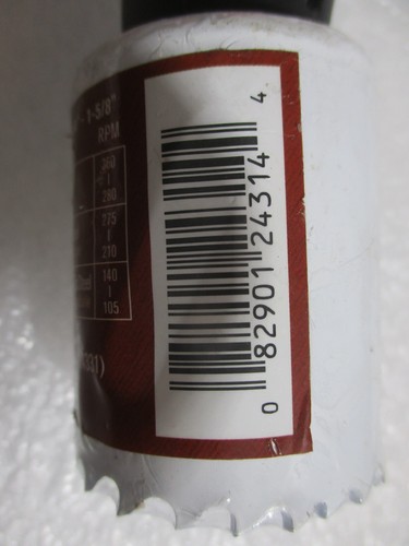 HOLESAW BI-METAL 1-5/8" DIAMETER ACE #24314 BI-METAL HOLESAW 1-5/8" BRAND NEW - Picture 8 of 9