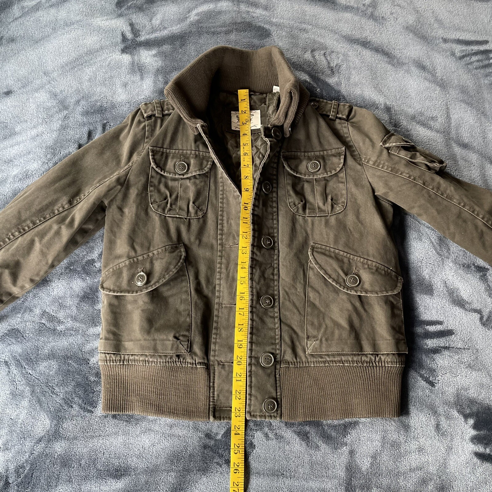 Levi's Heavy Green Jacket w Inner Lining Medium - image 10