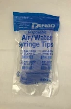 750 Count Blue Defend Plastic Disposable Air Water 3Way Premium Syringe Tips