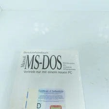 Microsoft MS-DOS User Guide & Operating System + Additional Assistance SEALED