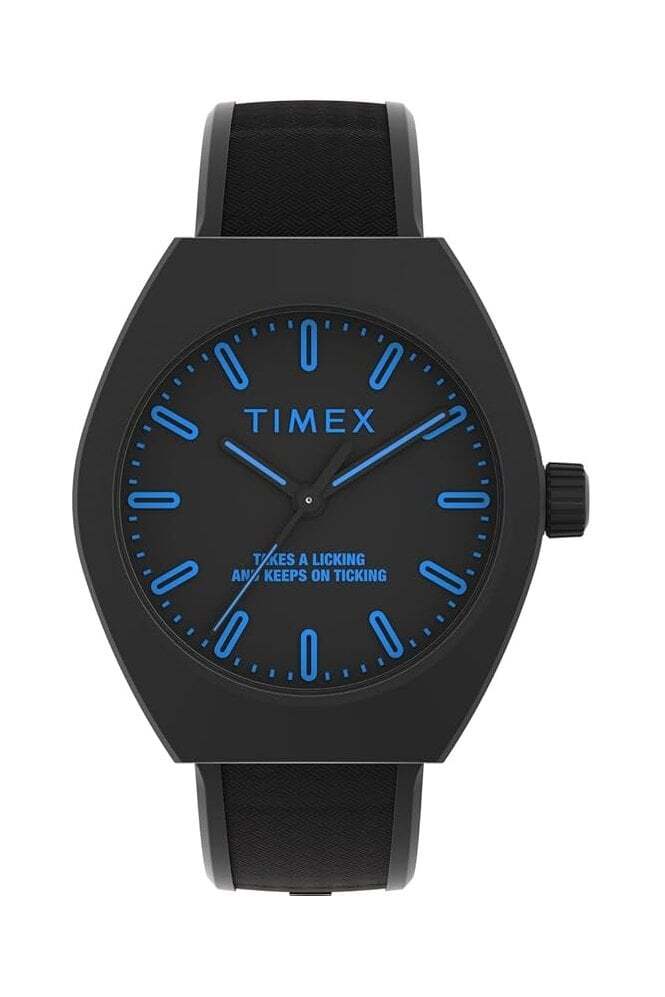 Timex Midtown Orologio Uomo Al Quarzo | Cinturino In Silicone Nero | Quadrante Verde | Impermeabile 5 ATM