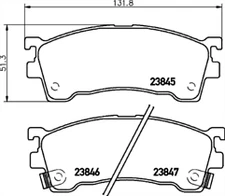 APEC BRAKE PAD SET PAD640 -----SAME DAY DISPATCH
