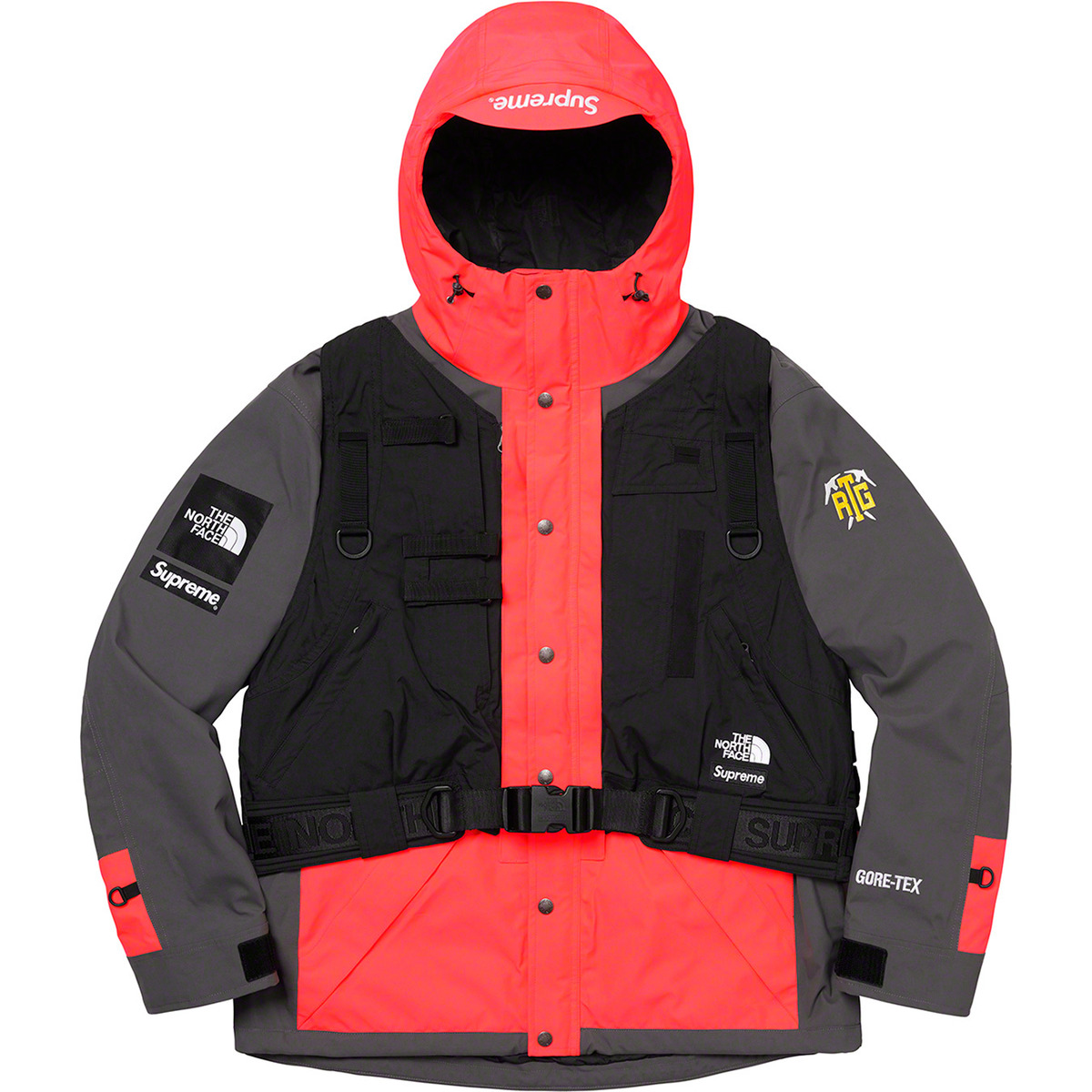 Supreme x The North Face RTG + Vest (Size XL) Bright Red SS20 Brand New