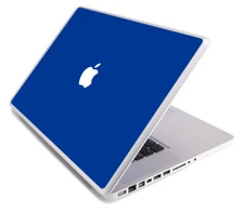 BLUE Vinyl Lid Skin Cover Decal fits Apple MacBook Pro 15 A1268 Laptop
