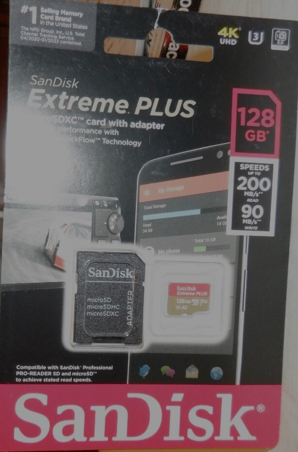 SanDisk Extreme PLUS 128GB microSD | eBay