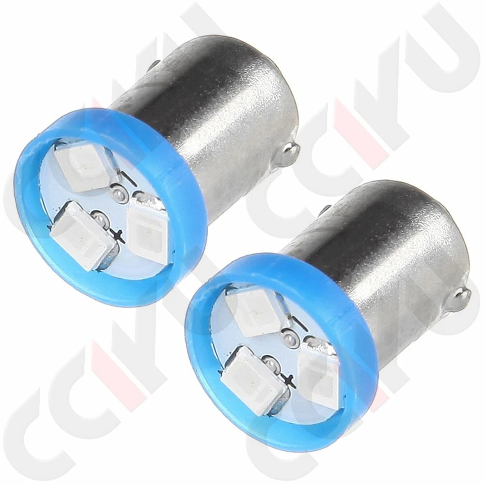 10X For Chevrolet Ultra Blue 2835 LED BA9S 1815 Dash Instrument Panel Light Bulb - Изображение 4 из 4