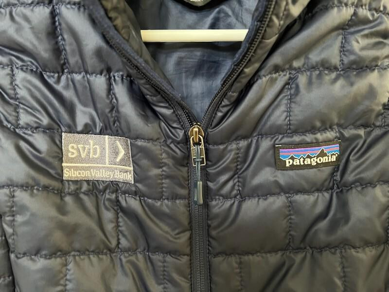 Patagonia Puffer Vest Women's Small Silicon Valley Bank SVB