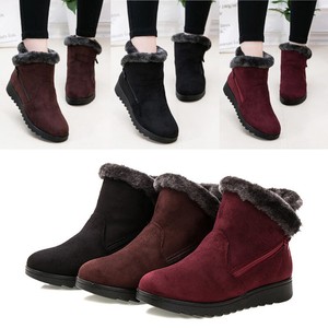 ankle boots with fur inside