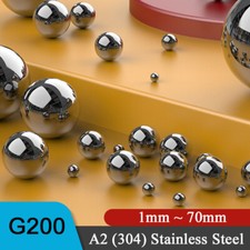 High Precision Steel Ball Solid A2 Stainless Steel Ball Bearings 1MM 70MM