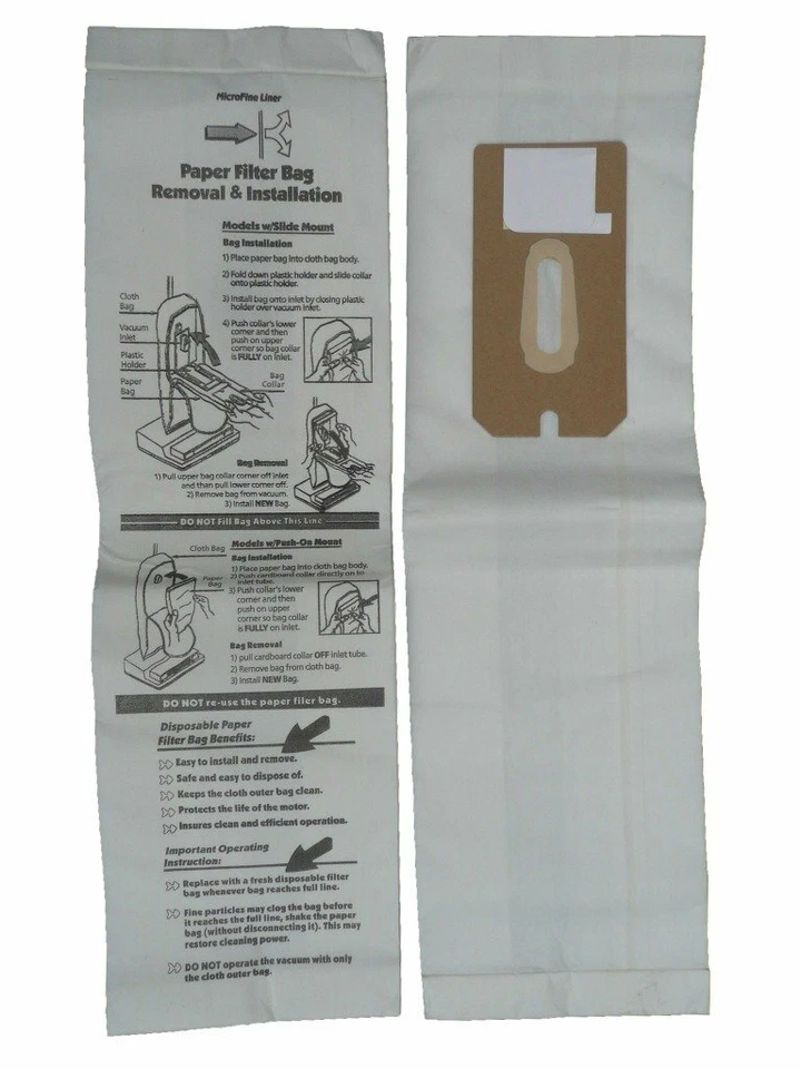 8 Se adapta a bolsa de vacío para alergias tipo Oreck XL PK80009 2000 3000 4000 8000 9000 Foto 2 de 2