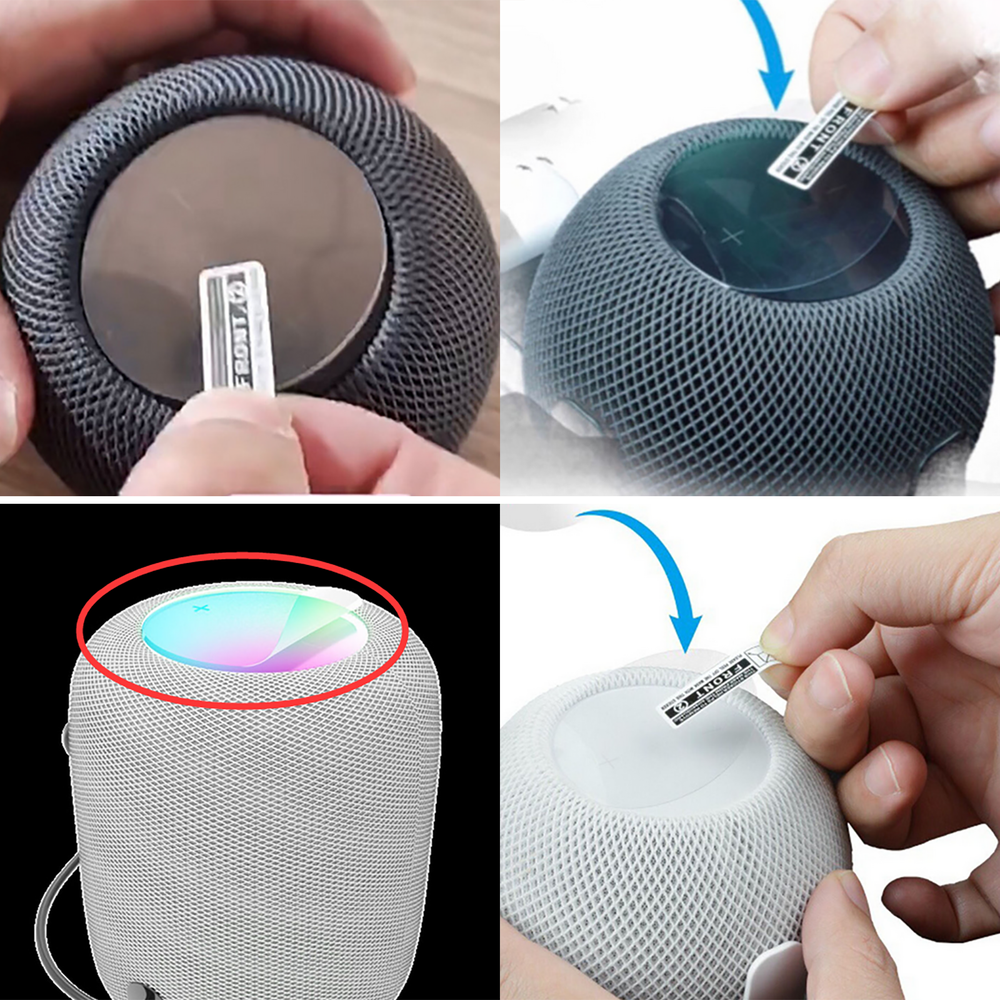 For HomePod 2/Homepod Mini Speakers Screen Protector Dust-Proof Waterproof Film