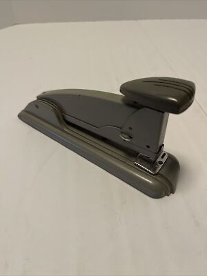 Vintage Swingline Speed Stapler #3 Gray Art Deco Retro Desk Stapler