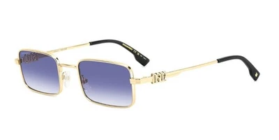 DSQUARED2 DSQ2 0104/S - Lks - Sonnenbrille - Gold/Blau Verschwinden - Bild 1 von 3