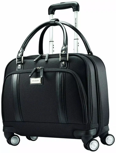 Samsonite Luggage bag  Women's Spinner Mobile Office Black carry on MINT cond
