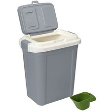 Ashfield & Harkness: Airtight Pet Food Storage Container - 23 Qt, Grey