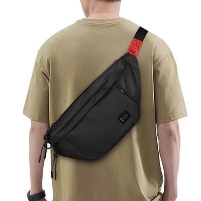 Riñonera Cruzada Grande Bolso Cruzado Bolsa De Pecho XL Para Hombres y Mujeres