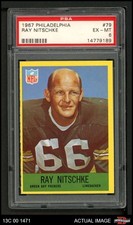 1967 Philadelphia #79 Ray Nitschke Packers HOF Illinois PSA 6 - EX/MT