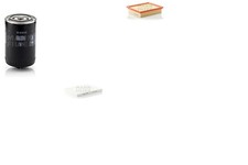 MANN-FILTER Inspektionspaket Filtersatz L Anschraubfilter Filtereinsatz für VW 3