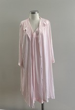 Vanity Fair Pink Gown  Robe Set Sz XXL