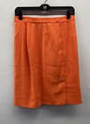 Vintage Y2K Tower Hill Collection Women's Orange 2 Piece Skirt Suit Set Sz 6 — photo 5