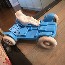 Vtg 1970s Tang Space Toy Wind-Up Lunar Rover Moon Buggy JVZ Co USA-damaged As-Is