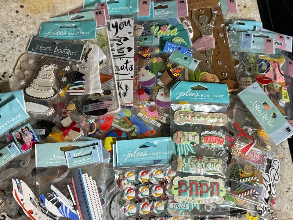 JOLEE'S BOUTIQUE Your Choice - NIP Jolee's Scrapbooking Stickers - All Themes