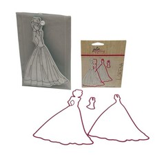 Julie Nutting Lorenna Cling Stamp and Coordinating Metal Die Set Prima Marketing