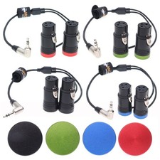 3.5 TRS to TWO XLR 3 Pin Audio Cable for R DE Wireless GO II MixPre