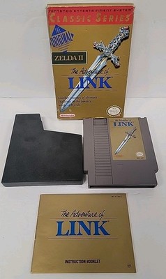 Zelda II The Adventure of Link Classic Series Nintendo NES Complete CIB NO MAP