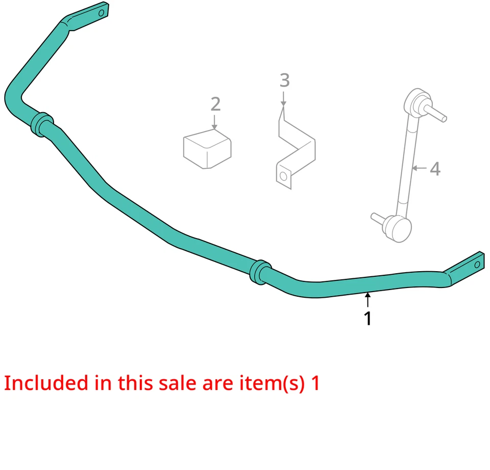 Ford Mustang 2008 tracción trasera barra estabilizadora delantera fabricante de equipos originales 138 k millas - LKQ392546118 Foto 4 de 4