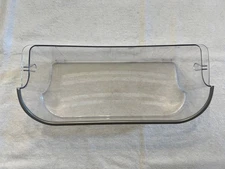 Frigidaire Refrigerator Door Bin Shelf or Kenmore Tray Clear Silver 241505500