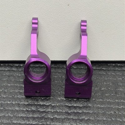 Atlas Purple Aluminum Rear Hub Carrier For HPI RS4 Pro Pro2 RTR Nitro Vintage RC