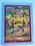 2025 Prizm Racing Layne Riggs Pot Of Gold Red Parallel SP 73/99 - Card #14