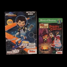 Jake & Neverland Pirates Level 1 Reading & Miles from Tomorrowland Activity Book