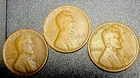 1927 P-D-S Complete Mint Series Lincoln Wheat Cents. 3 Coin Set