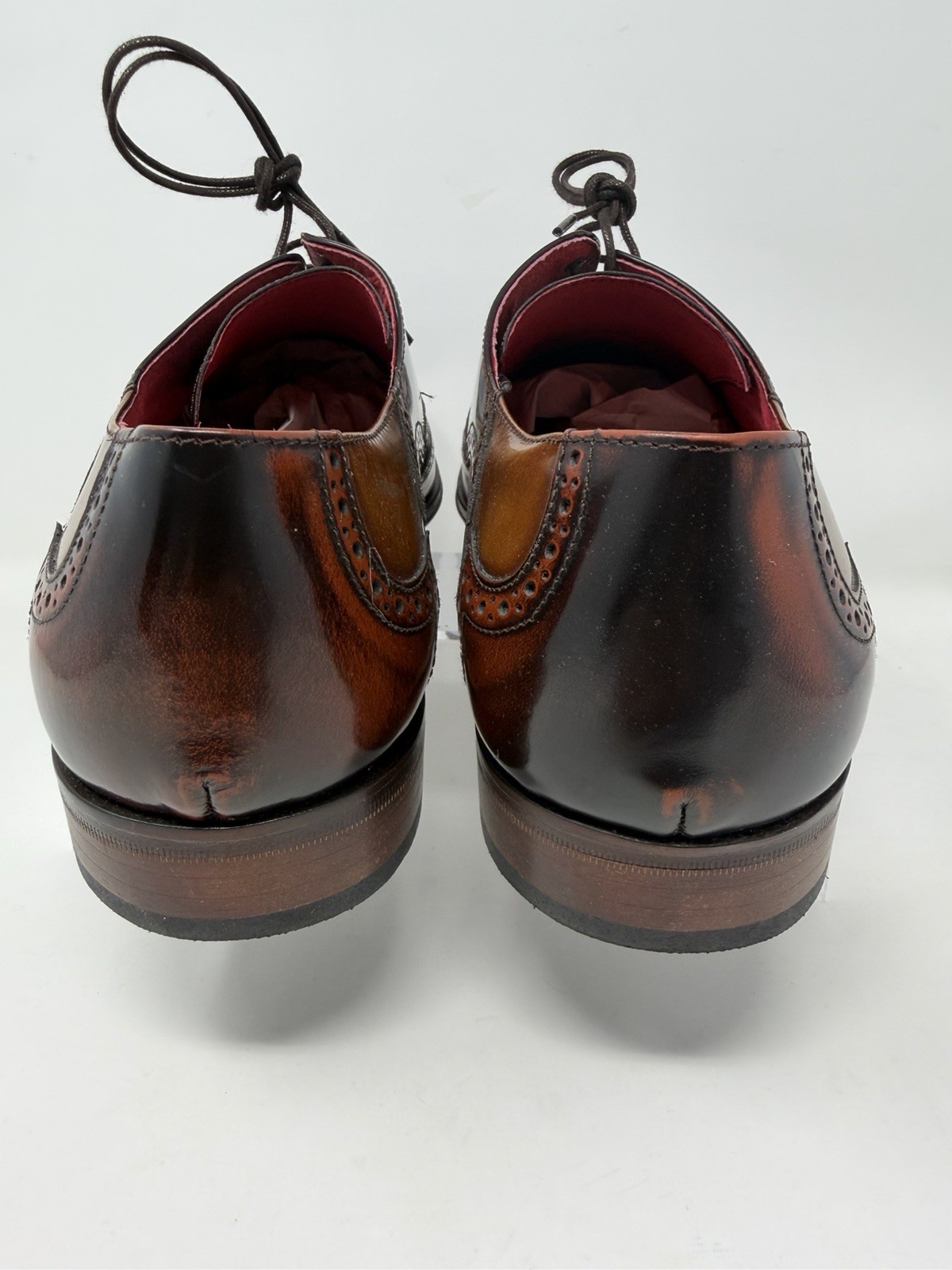 Jeffery West Leather Wing Tip Brogue Shoes Men’s UK11 image 5