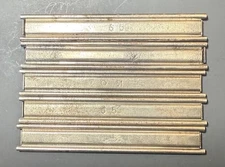 Steyr-Hahn 9mm 1911 M1912 Post War Enbloc Stripper Clips Lot of 5 nickel plated