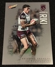 2026 NRL SELECT LEAGUE HEROES CARD - [BRISBANE] - 8 Jordan RIKI - HOBBY SILVER