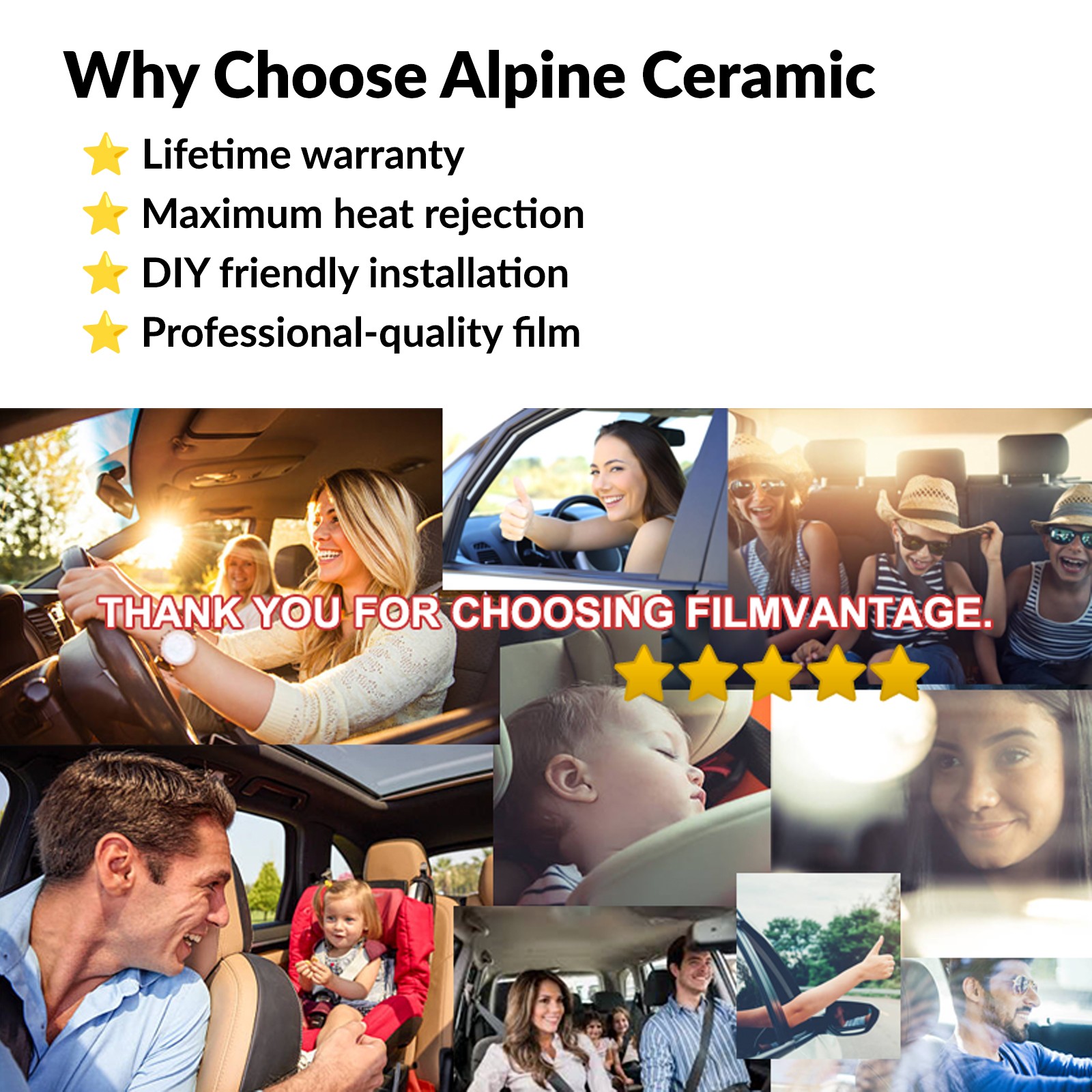 ALPINE CERAMIC PRECUT WINDOW TINT KIT FOR BMW I8 15-20 SIDE + REAR