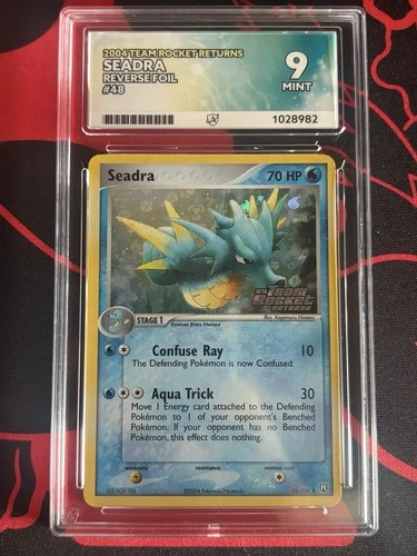 Pokémon TCG Seadra EX Team Rocket Returns 48 Reverse Stamped Holo ACE 9