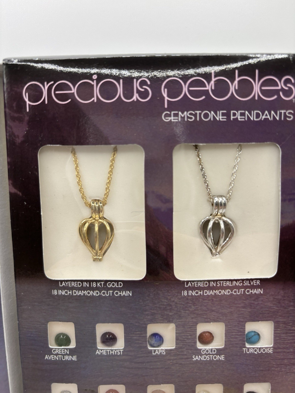 Precious Pebbles Interchangeable Gemstone Pendant… - image 5