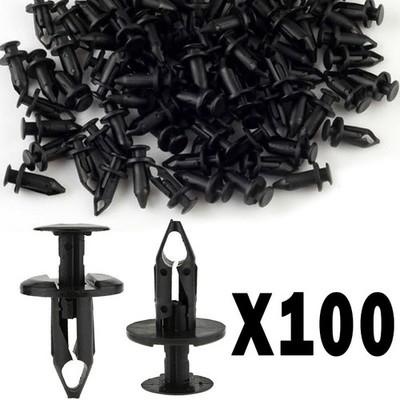 100x Unterfahrschutz Spreizniete Stoßstange Clips für DODGE JEEP CHRYSLER