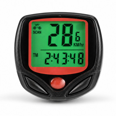 Fahrradcomputer LCD Fahrradtacho Kilometerzähler Wasserdicht kabelgebunden KM/H
