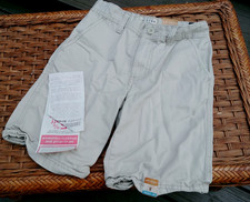 Vintage BOYS ARIZONA FLAT FRONT SHORTS Khaki Sz 8 Regular NWT 2011
