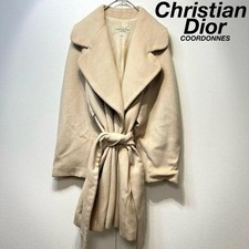 Christian Dior coordonnes Wool belted chester coat