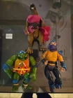 Teenage Mutant Ninja Turtles Vintage Figure Lot Of Three.