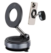 360 Vacuum Strong Magnetic Car Phone Holder Suction Cup Stand Foldable Car Mount