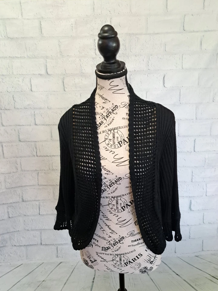 Talla XL negro encogimiento de hombros de Dress Barn Foto 2 de 4